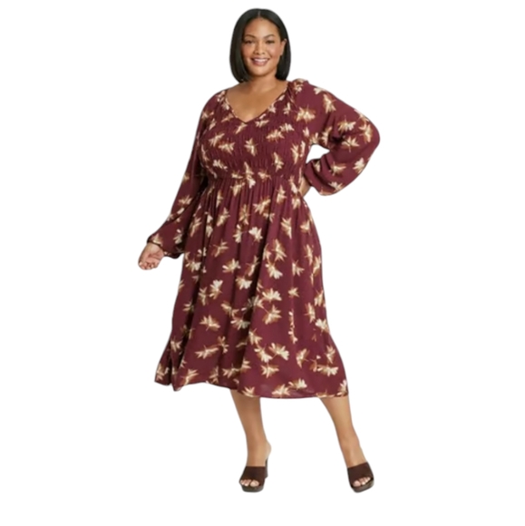 New Ava‎ and Viv Long Sleeve Dress - Picture 1 of 6